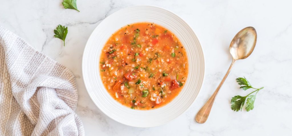 Bulgur & Mixed Veggie Soup