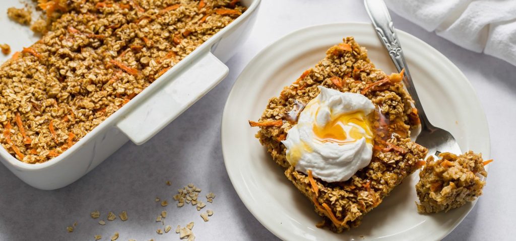 Carrot Cake Baked Oats