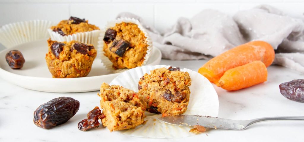 Carrot & Date Muffins