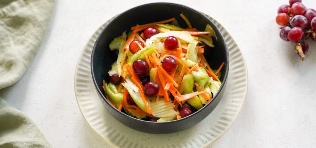 Celery, Carrot & Grape Salad