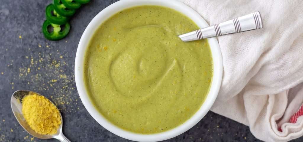 Cheezy Broccoli & Jalapeno Soup