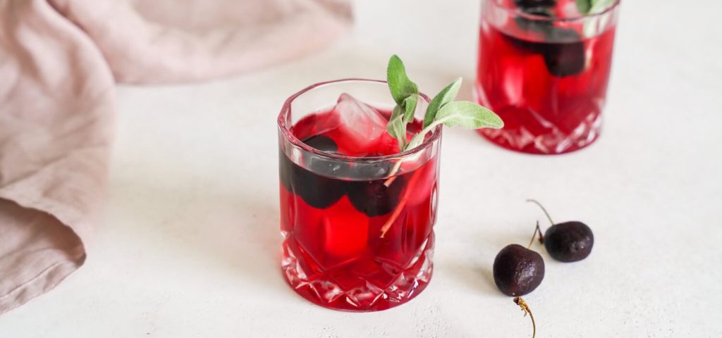 Cherry & Sage Iced Tea