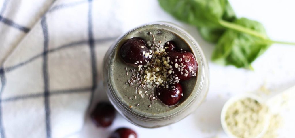 Cherry Blaster Green Smoothie