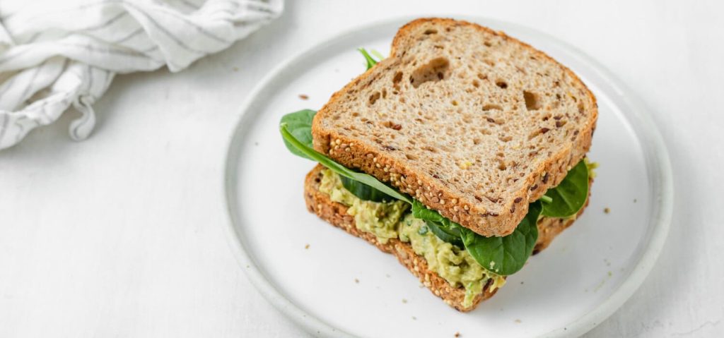 Chickpea & Cucumber Avocado Sandwich