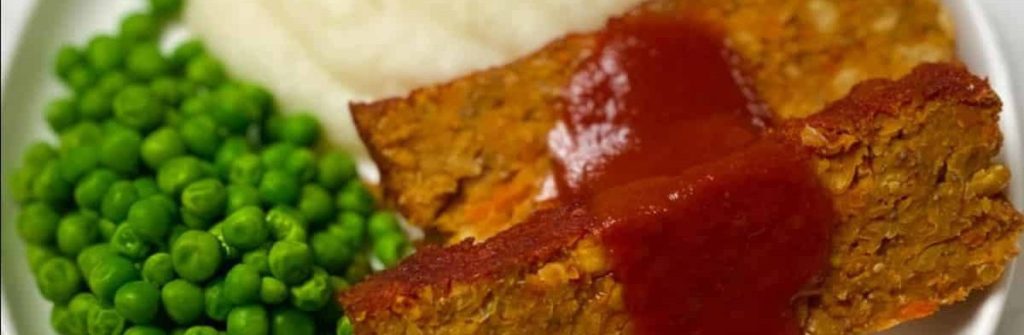 Chickpea Meatloaf with Smoked Maple Glaze