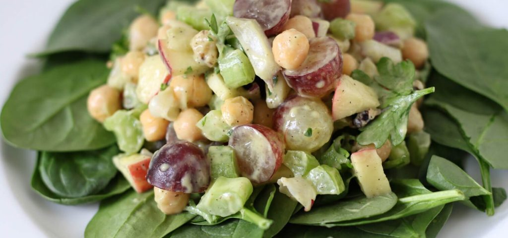 Chickpea Waldorf Salad