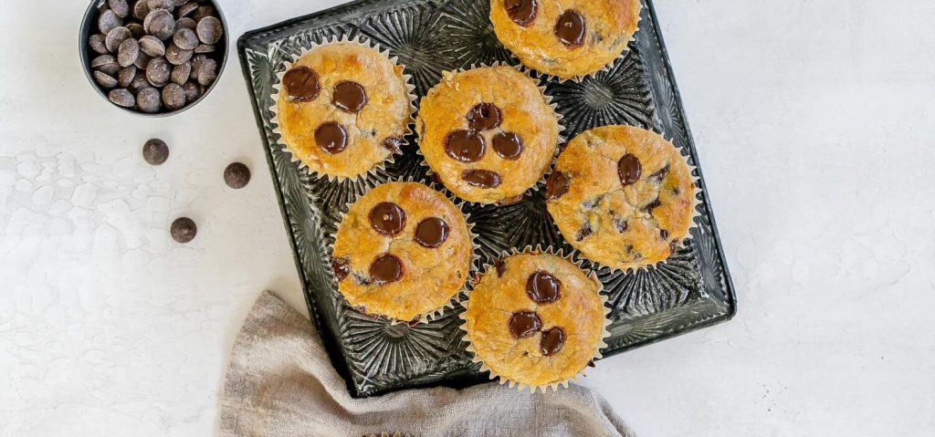 Chocolate Chip Protein Muffins