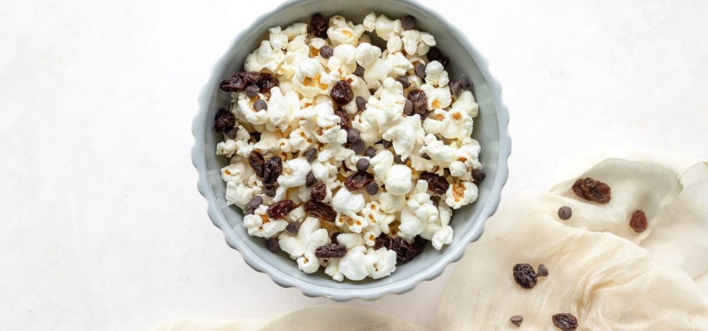Chocolate Chip & Raisin Popcorn