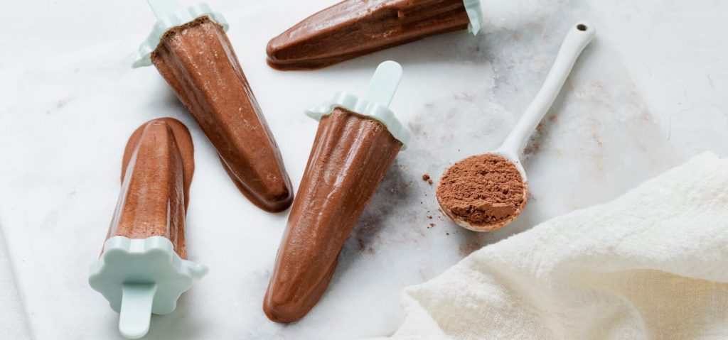 Chocolate Coconut Popsicles