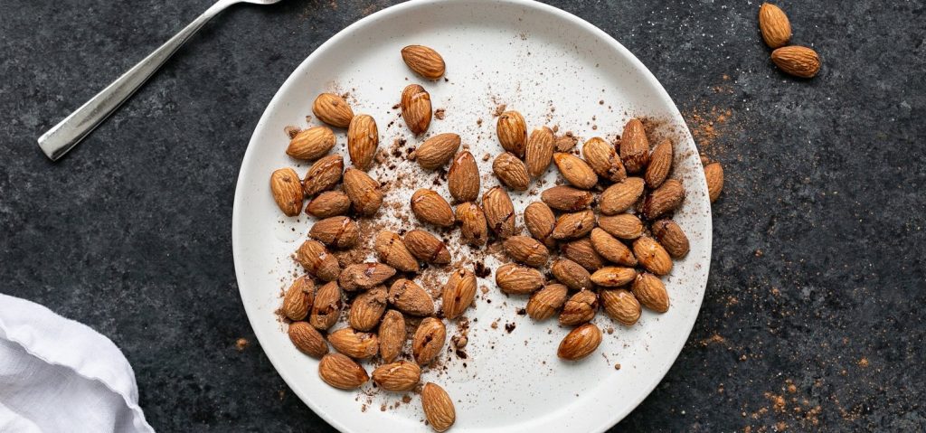 Chocolate Dusted Almonds