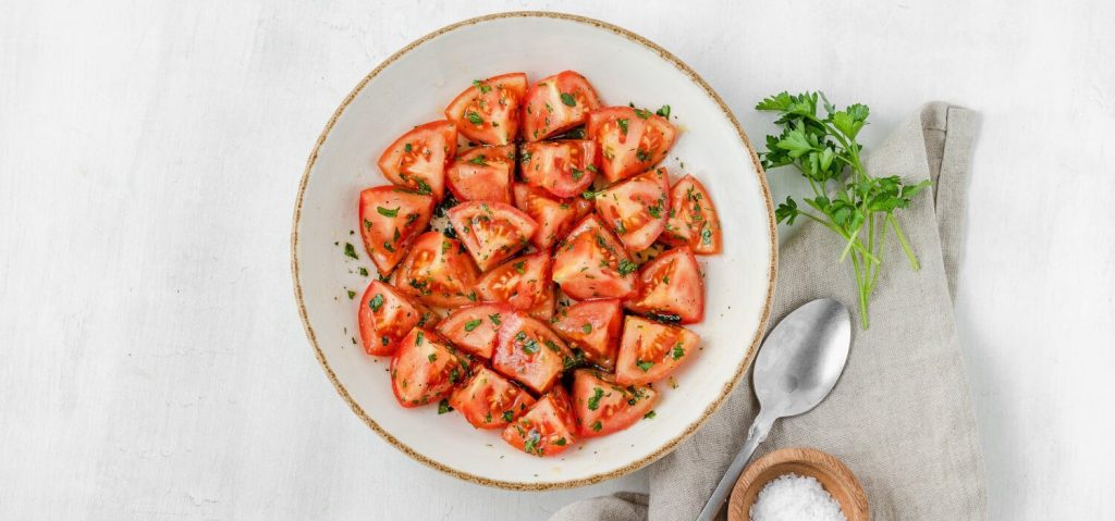 Chopped Tomatoes with Parsley