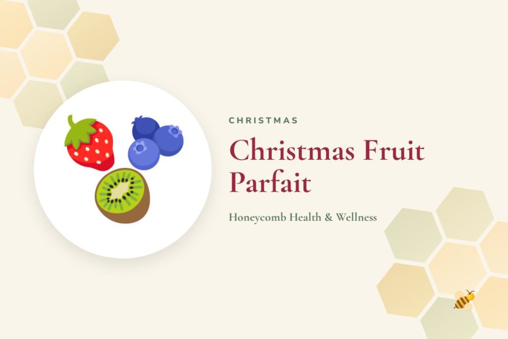 Christmas Fruit Parfait