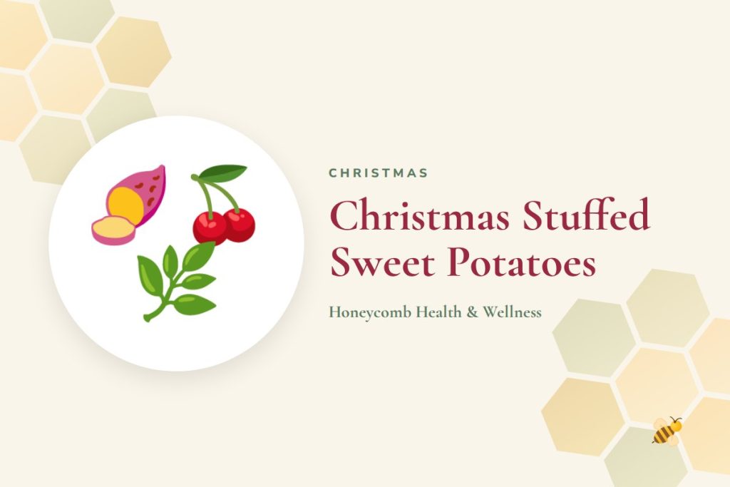Christmas Stuffed Sweet Potatoes