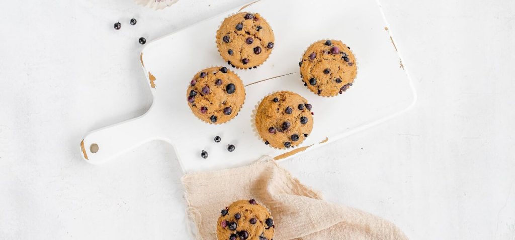 Classic Vegan Blueberry Muffins