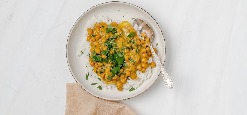Coconut & Pumpkin Chickpea Curry
