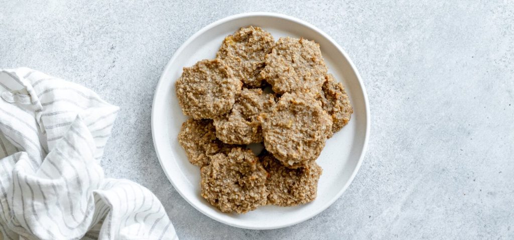 Coconut Banana Oat Cookies