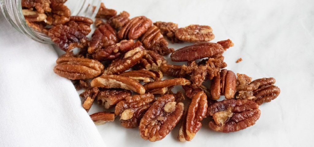 Coconut Candied Pecans