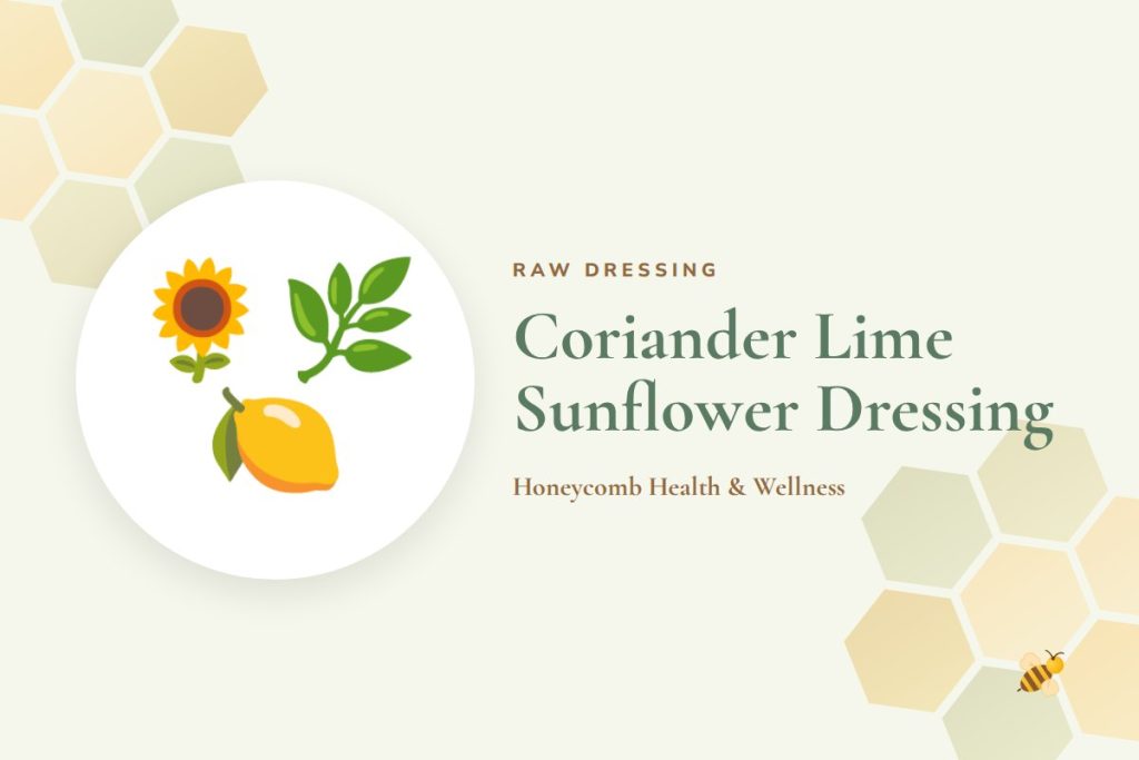 Coriander Lime Sunflower Dressing
