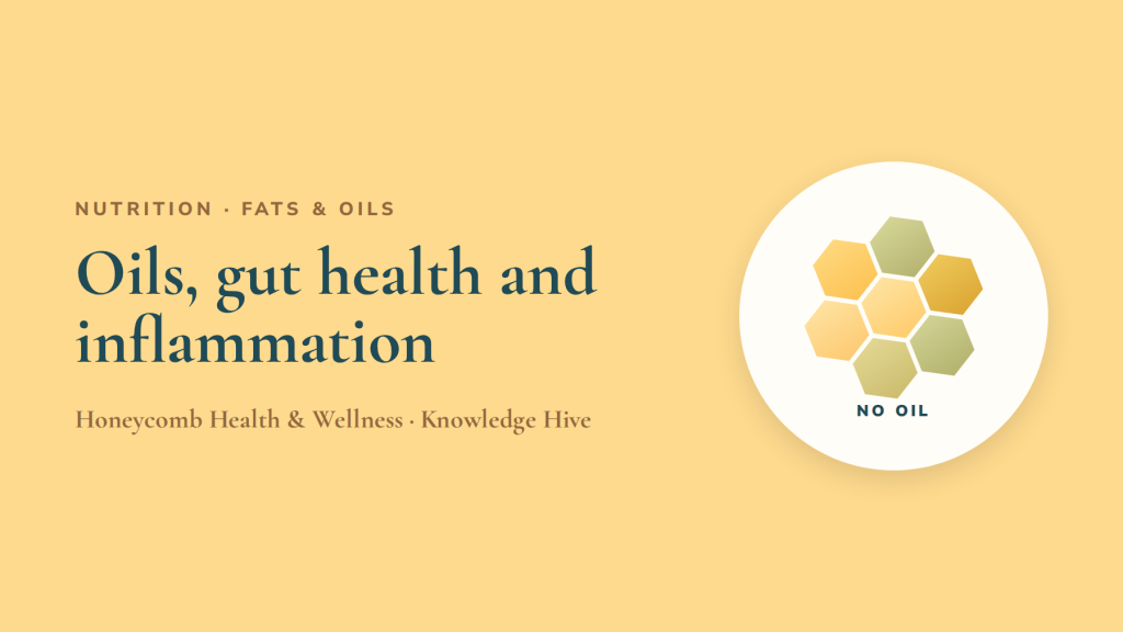 The Connection Between Oils, Gut Health, and Inflammation: A Deeper Look into Fats