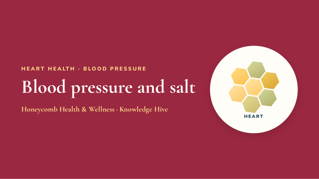 Blood pressure and salt: the quiet connection (and potassium’s role)