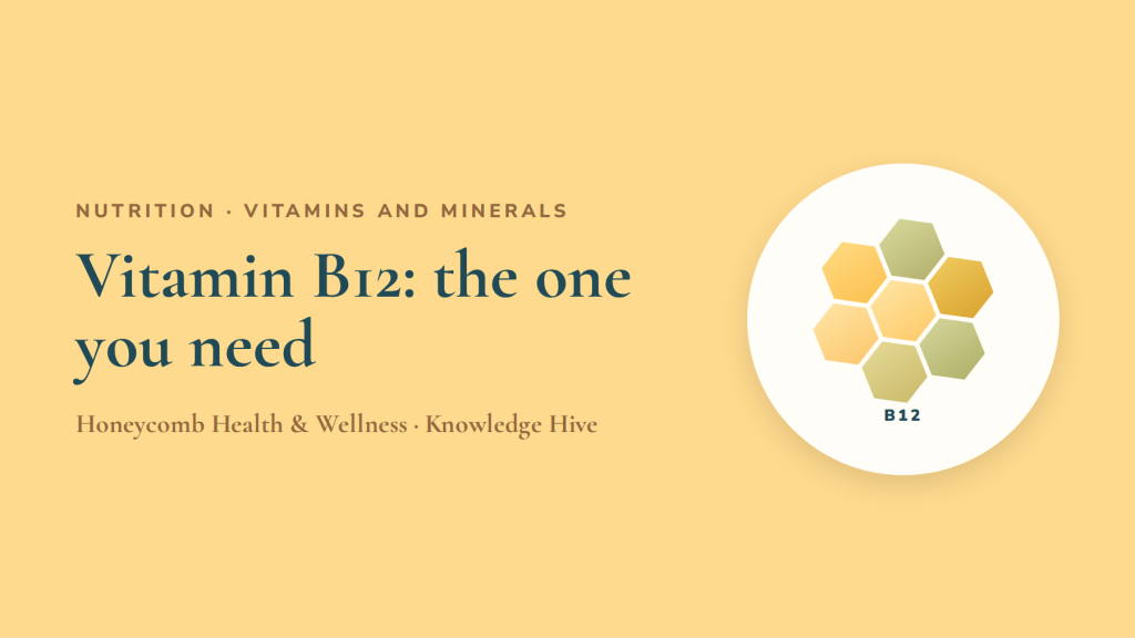 Vitamin B12: the one supplement every plant-based eater needs