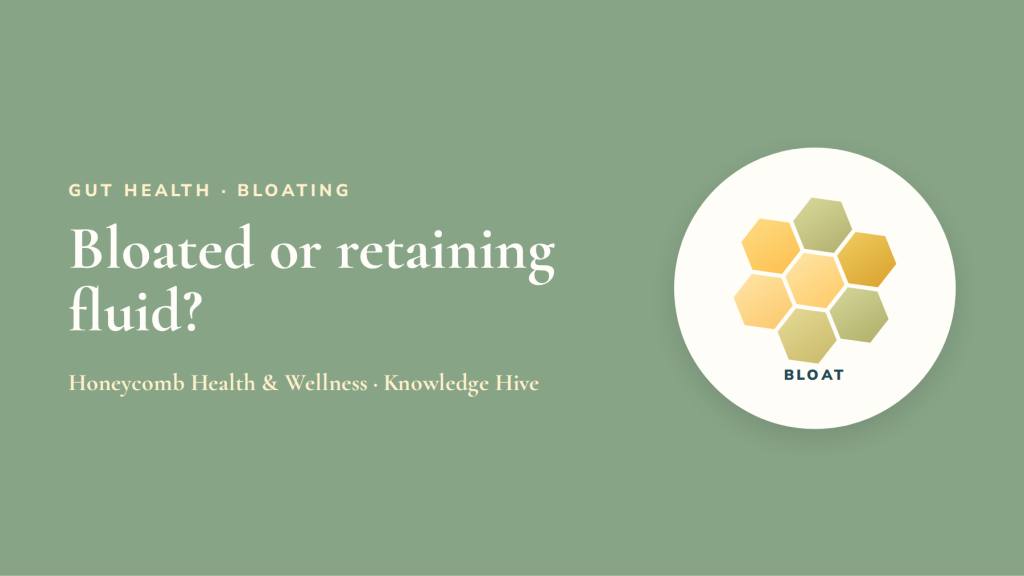 Bloated or retaining fluid? How to tell the difference