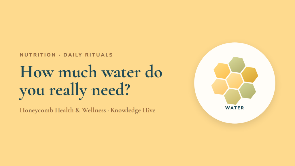 How much water do you really need?