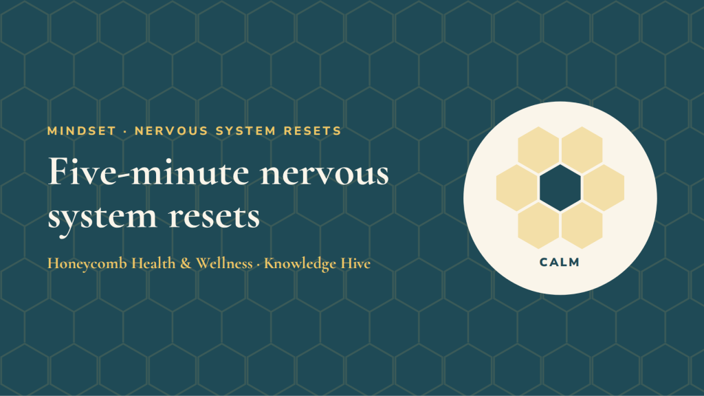 Five-minute nervous system resets: breathing, humming and the vagus nerve