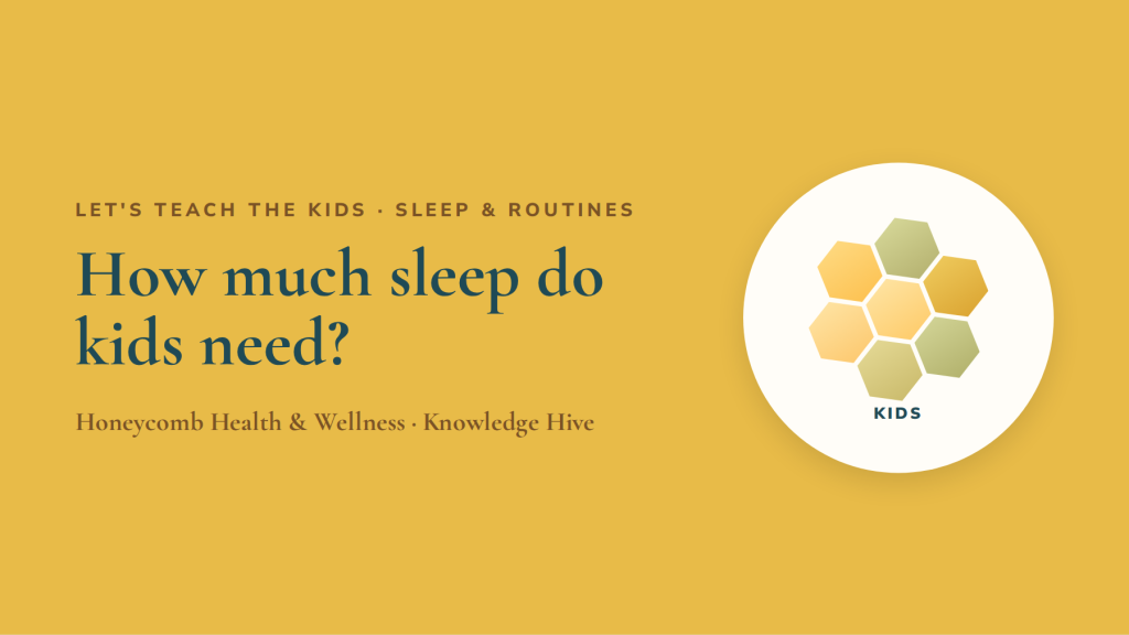 How much sleep do kids need?