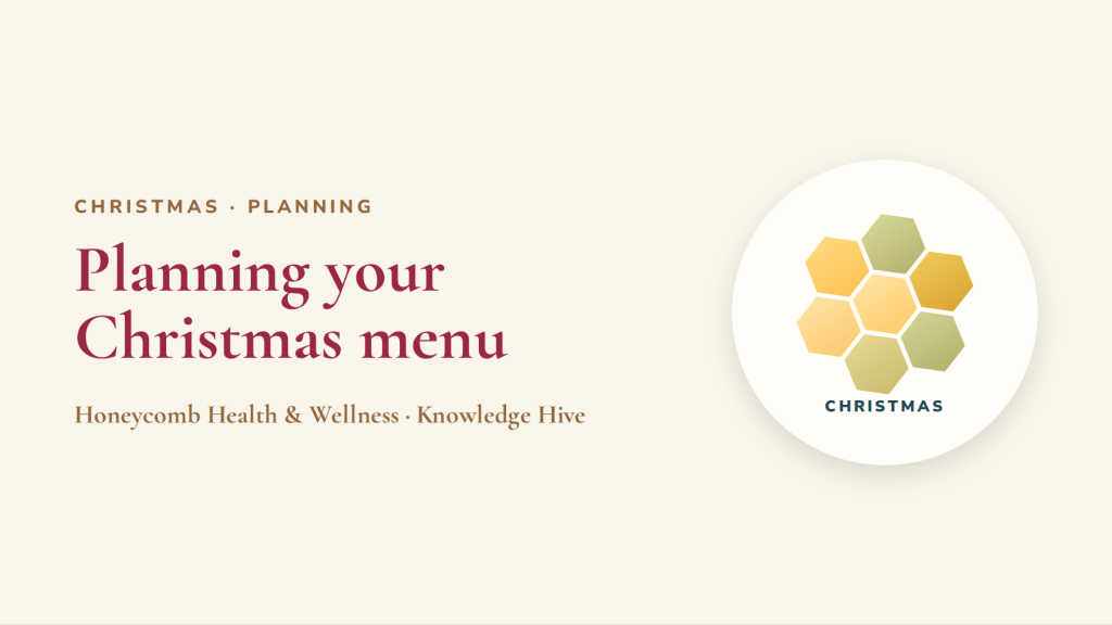 Planning a Honeycomb Christmas menu (and getting ahead with batch cooking)