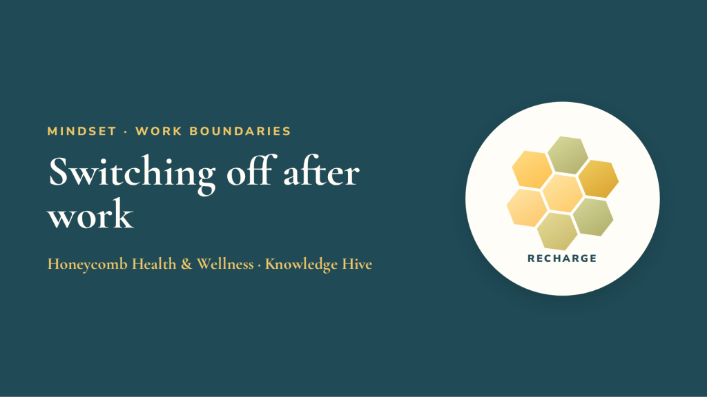 Switching off: work boundaries that protect your health