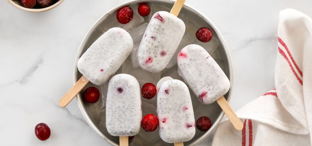 Cranberry Chia Popsicle