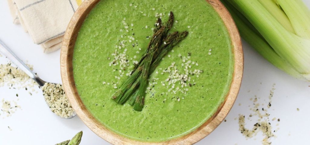 Cream of Celery & Asparagus Soup