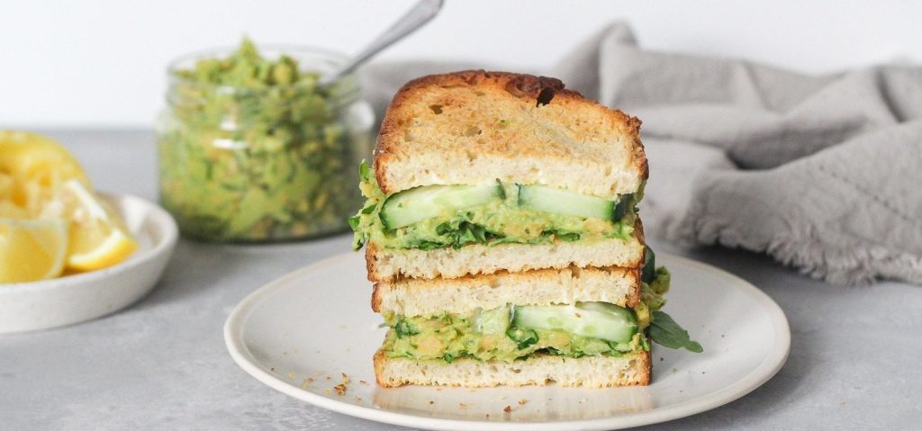 Creamy Chickpea & Avocado Sandwich