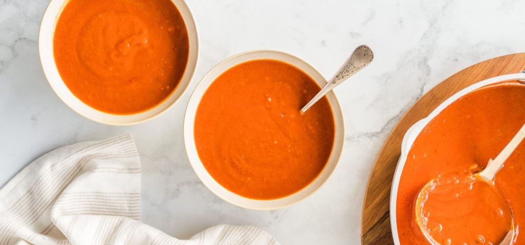 Creamy Pumpkin & Tomato Soup