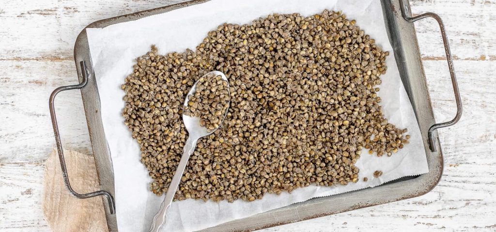 Crispy Roasted Lentils