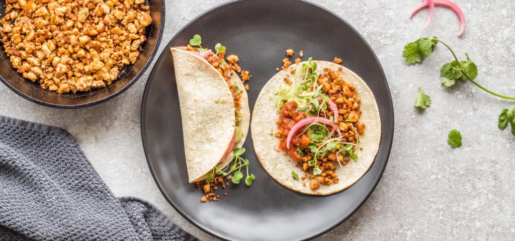 Crumbled Tofu Tacos