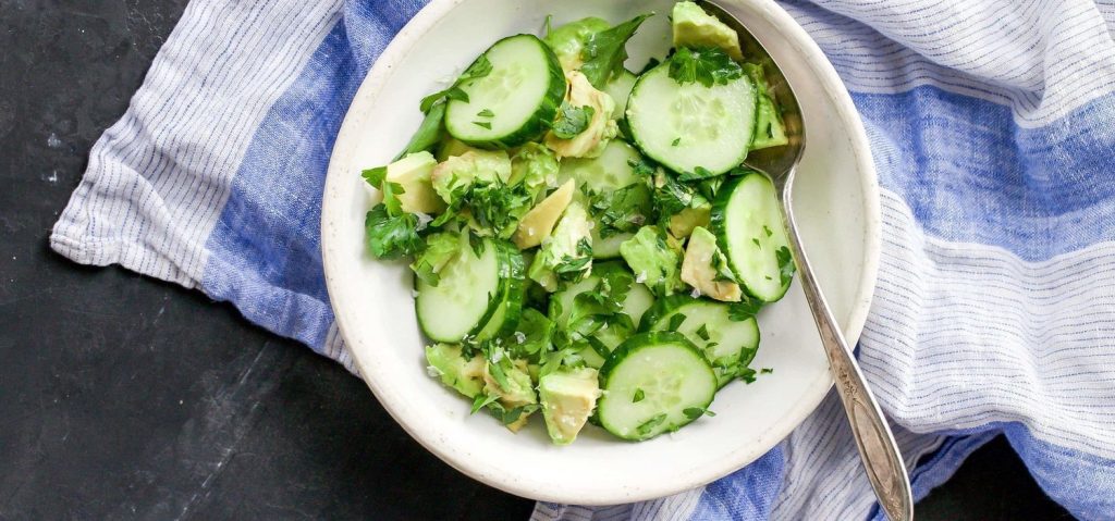 Cucumber & Avocado Salad