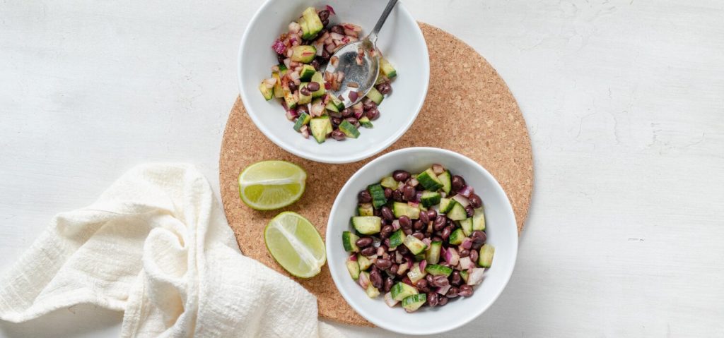 Cucumber & Black Bean Salad