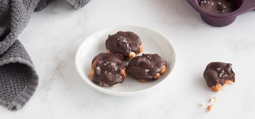 Dark Chocolate Hazelnut Clusters