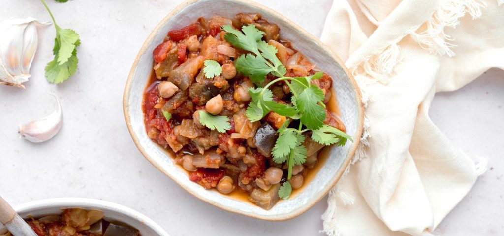 Eggplant & Chickpea Stew