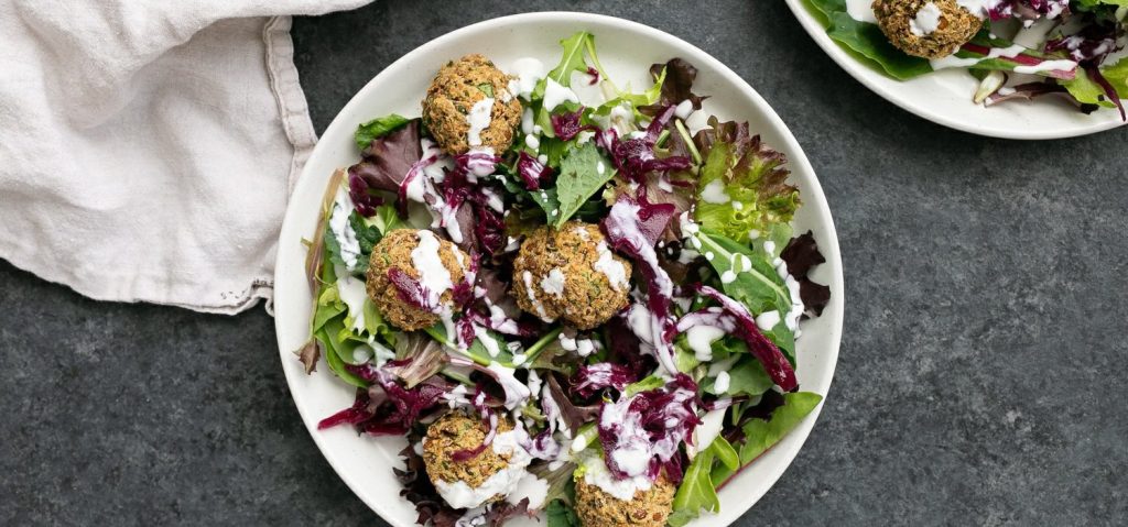 Falafel Tahini Salad