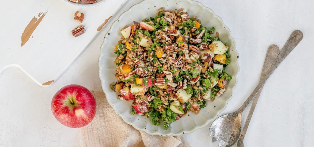 Farro, Pumpkin & Apple Salad