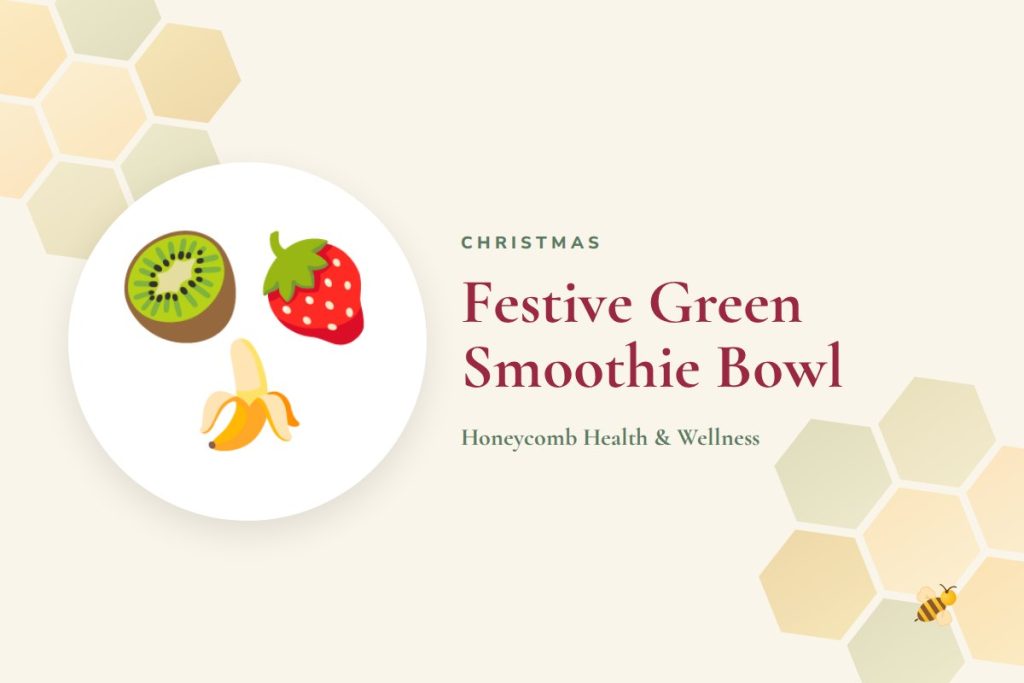 Festive Green Smoothie Bowl