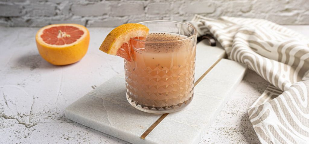 Grapefruit Ginger Chia Fresca