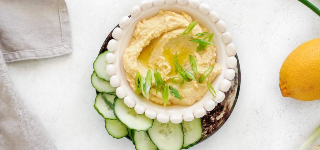 Greek Fava Dip & Cucumber