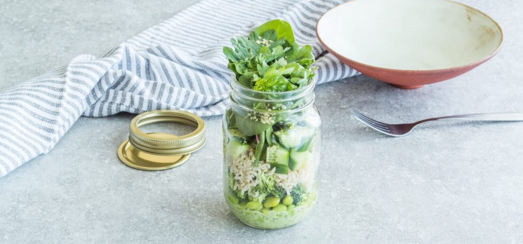 Green Goddess Mason Jar Salad