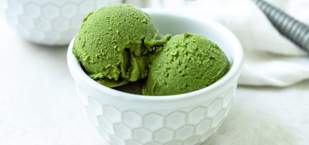 Green Tea Banana Ice Cream