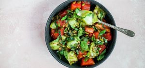 Grilled Watermelon & Honeydew Salad