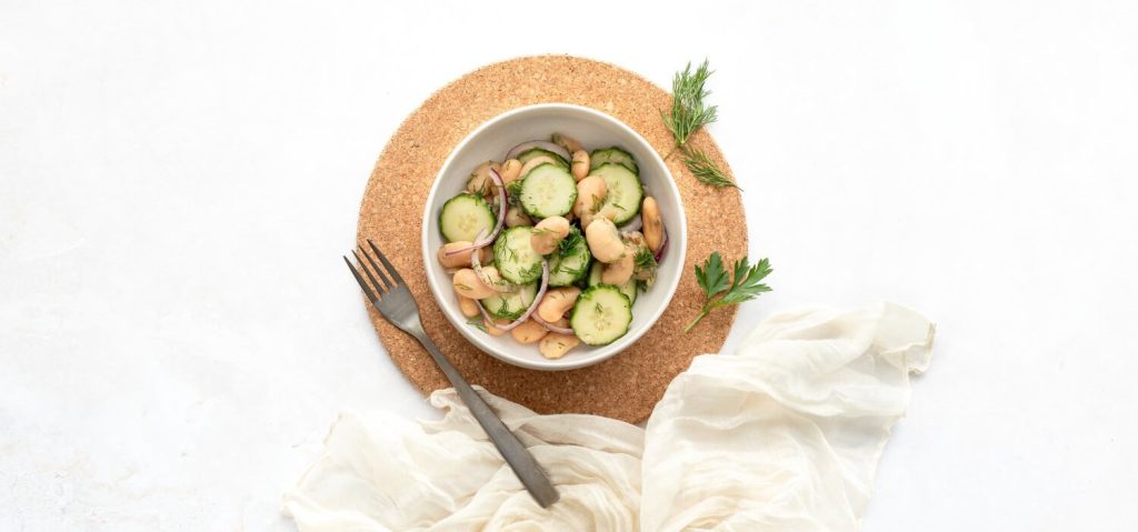 Herby Lima Bean & Cucumber Salad